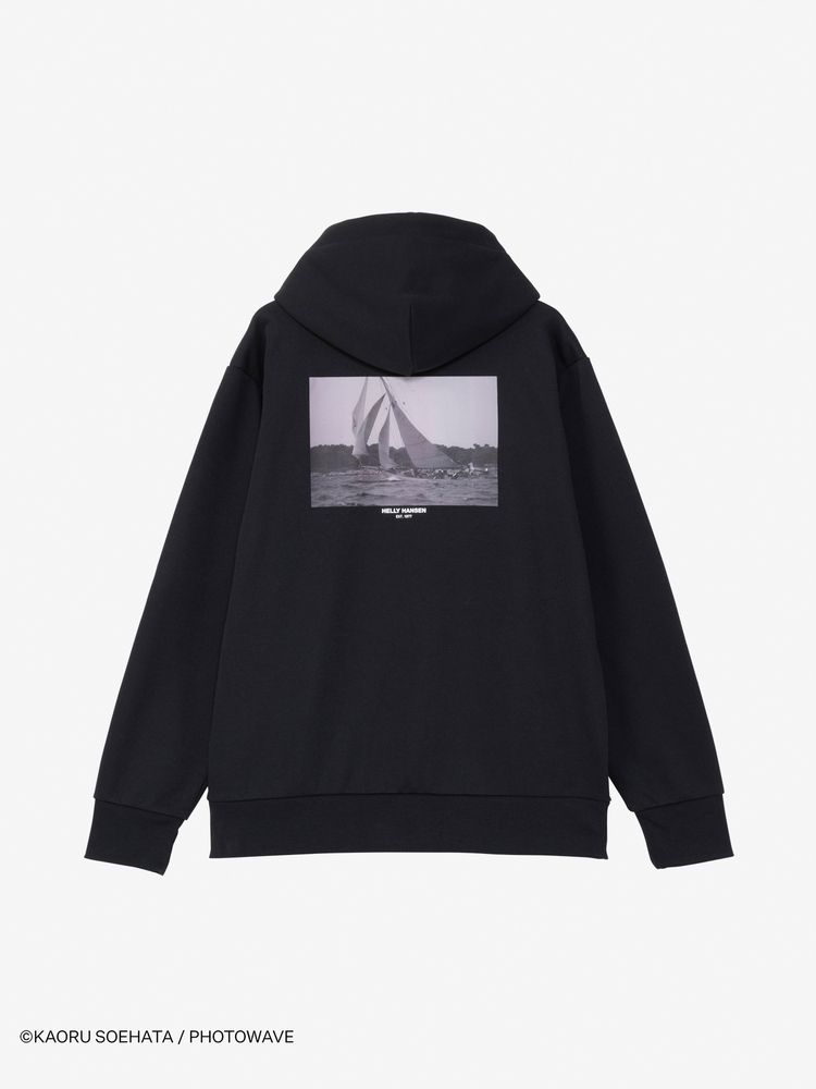 HELLY HANSEN  / 別注海洋印花連帽衫