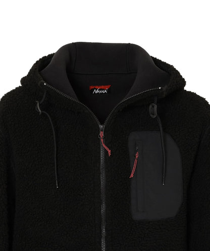 NANGA BOA FLEECE FULL ZIP PARKA(MEN) / 雙面 刷毛 防潑水 連帽外套