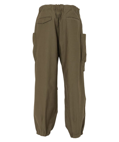 NANGA BACK SATIN EASY CARGO PT / 立體輪廓感後綿斜紋多口袋抽繩工作褲