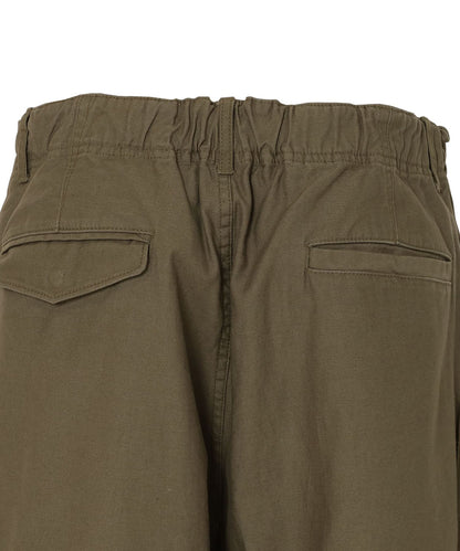 NANGA BACK SATIN EASY CARGO PT / 立體輪廓感後綿斜紋多口袋抽繩工作褲