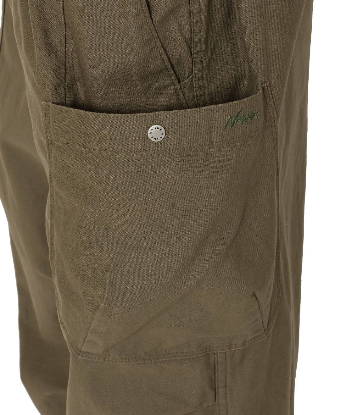 NANGA BACK SATIN EASY CARGO PT / 立體輪廓感後綿斜紋多口袋抽繩工作褲