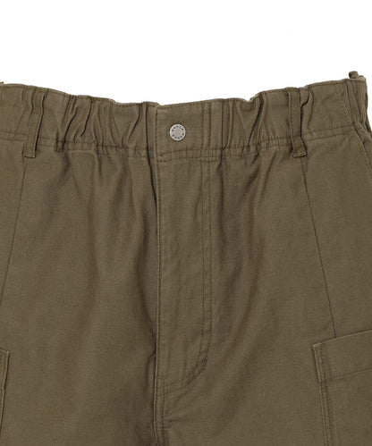 NANGA BACK SATIN EASY CARGO PT / 立體輪廓感後綿斜紋多口袋抽繩工作褲