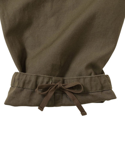 NANGA BACK SATIN EASY CARGO PT / 立體輪廓感後綿斜紋多口袋抽繩工作褲