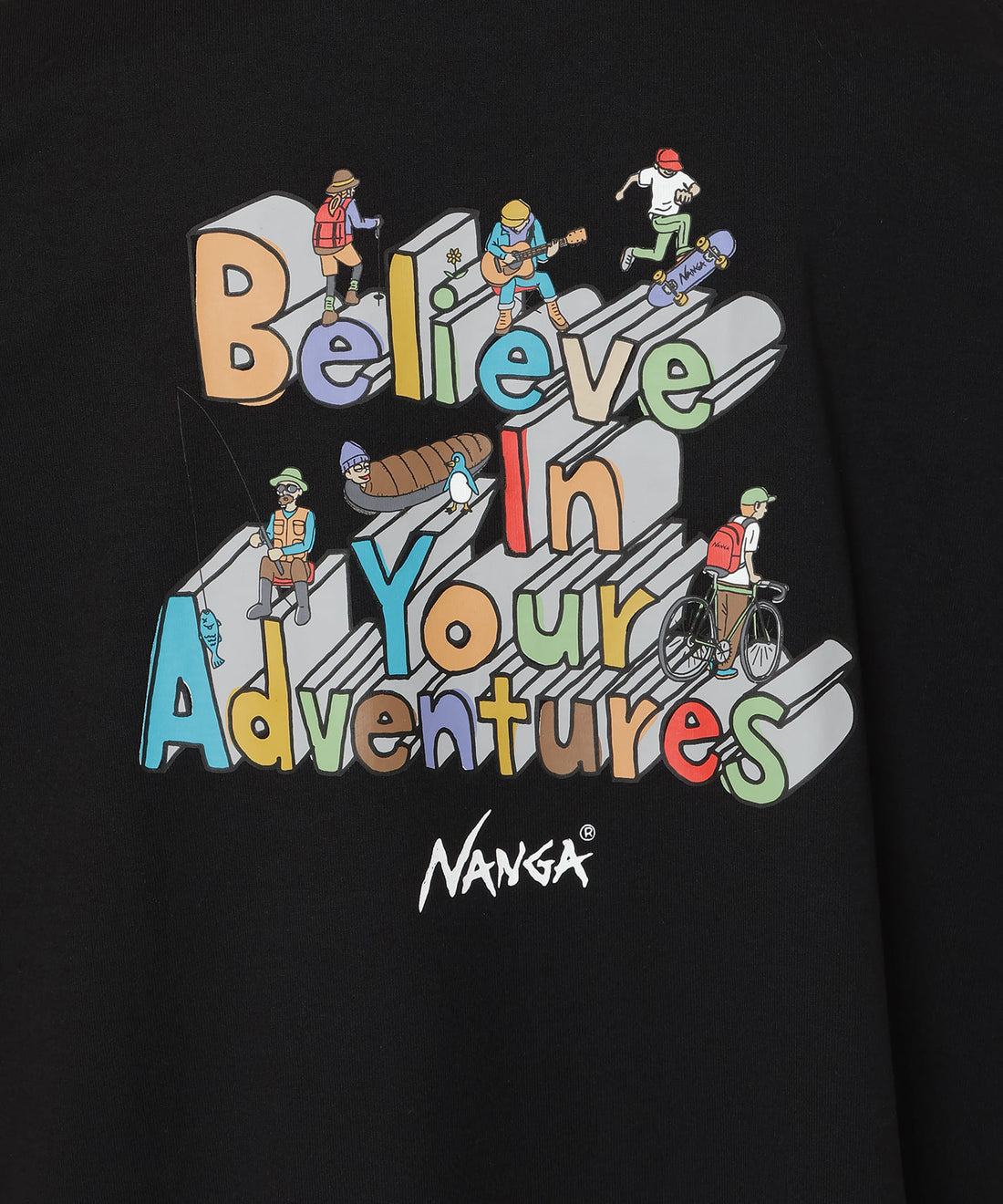 NANGA ECO HYBRID L/S TEE/BOU3 / 長袖T恤