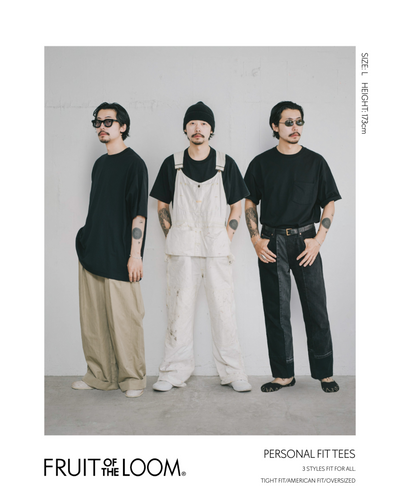 FRUIT OF THE LOOM  Personal Fit 3P PACKTEE HEAVY / 三件裝重磅圓領T恤