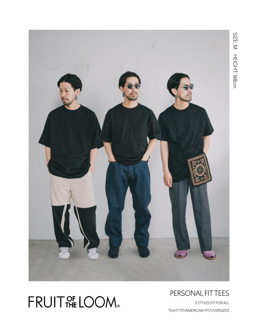 FRUIT OF THE LOOM  Personal Fit 3P PACKTEE HEAVY / 三件裝重磅圓領T恤