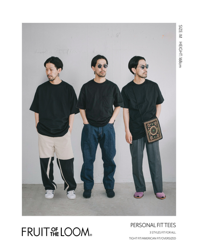 FRUIT OF THE LOOM  Personal Fit 3P PACKTEE HEAVY / 三件裝重磅圓領T恤