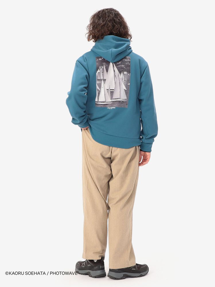 HELLY HANSEN  / 別注海洋印花連帽衫