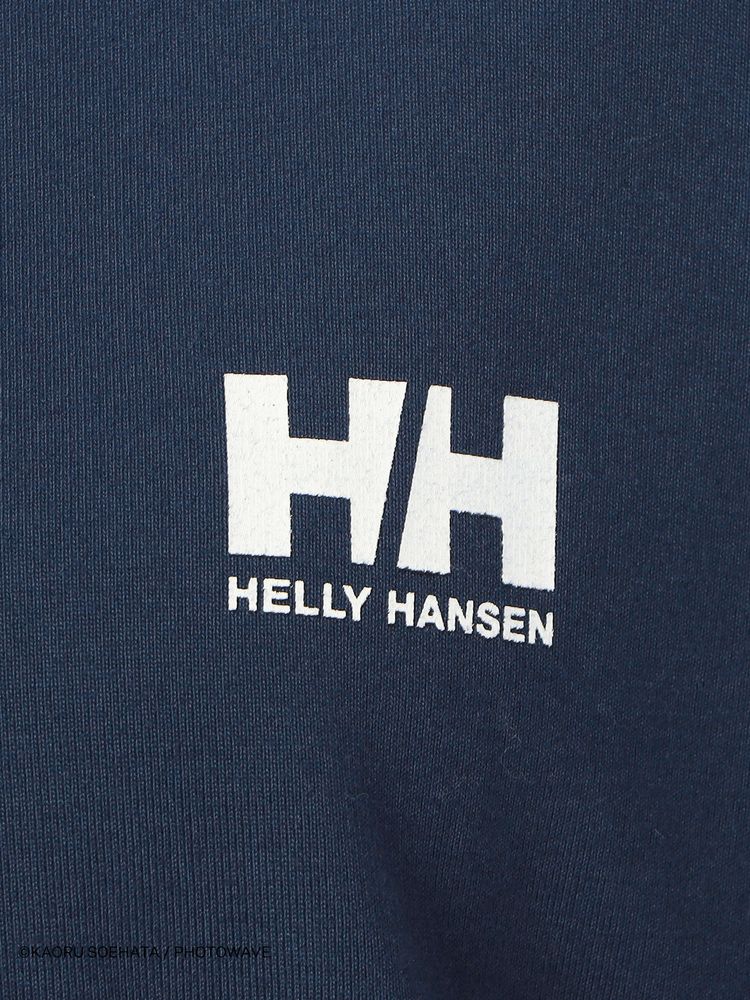 HELLY HANSEN  / 別注海洋印花長袖T恤