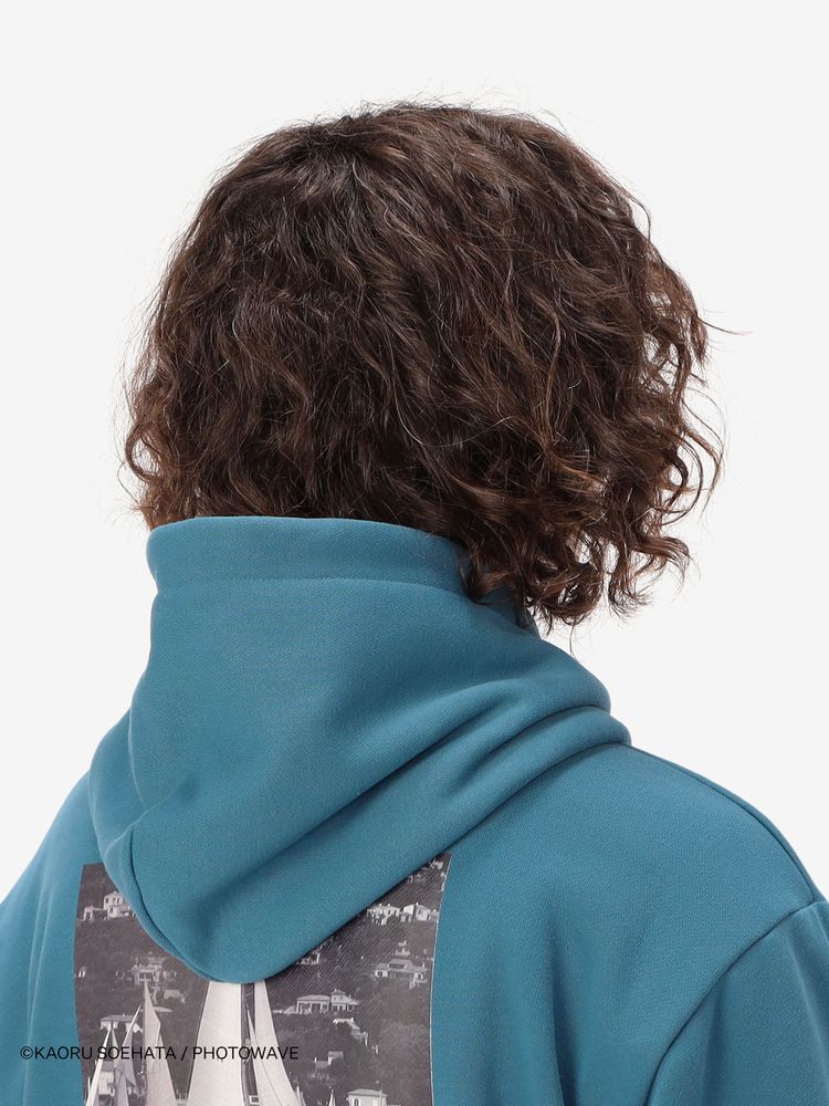 HELLY HANSEN  / 別注海洋印花連帽衫