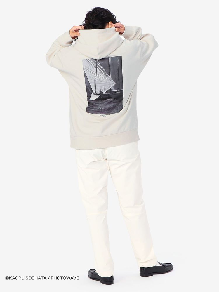 HELLY HANSEN  / 別注海洋印花連帽衫
