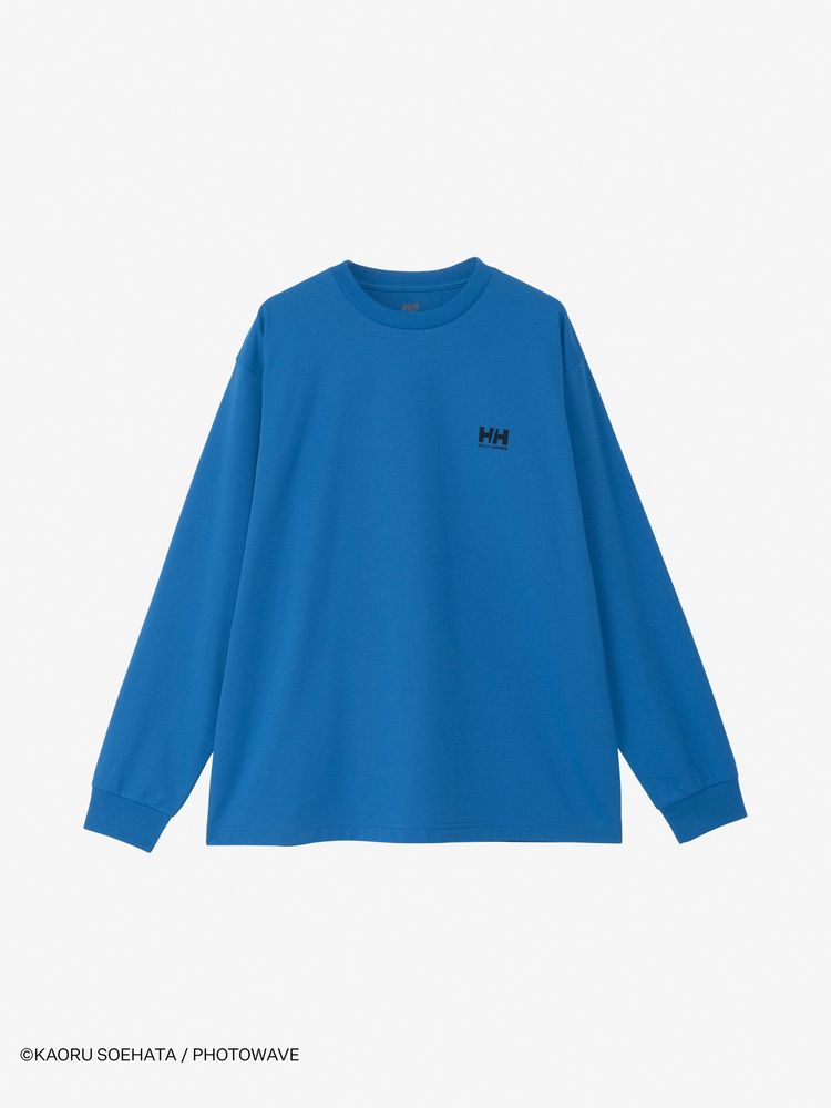 HELLY HANSEN  / 別注海洋印花長袖T恤