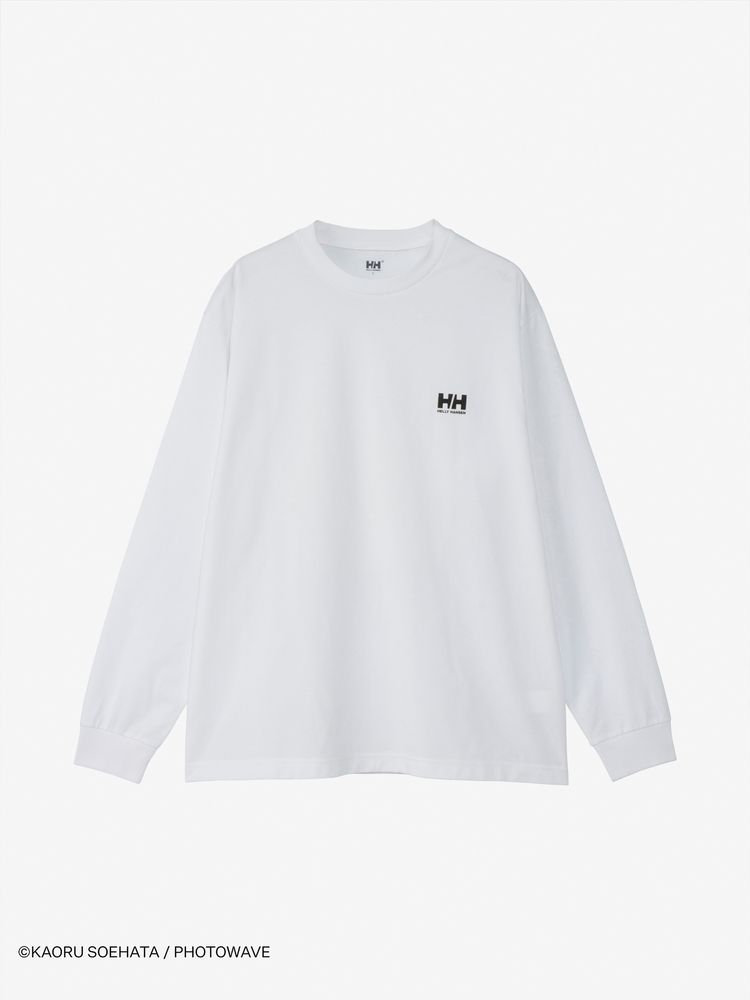 HELLY HANSEN  / 別注海洋印花長袖T恤