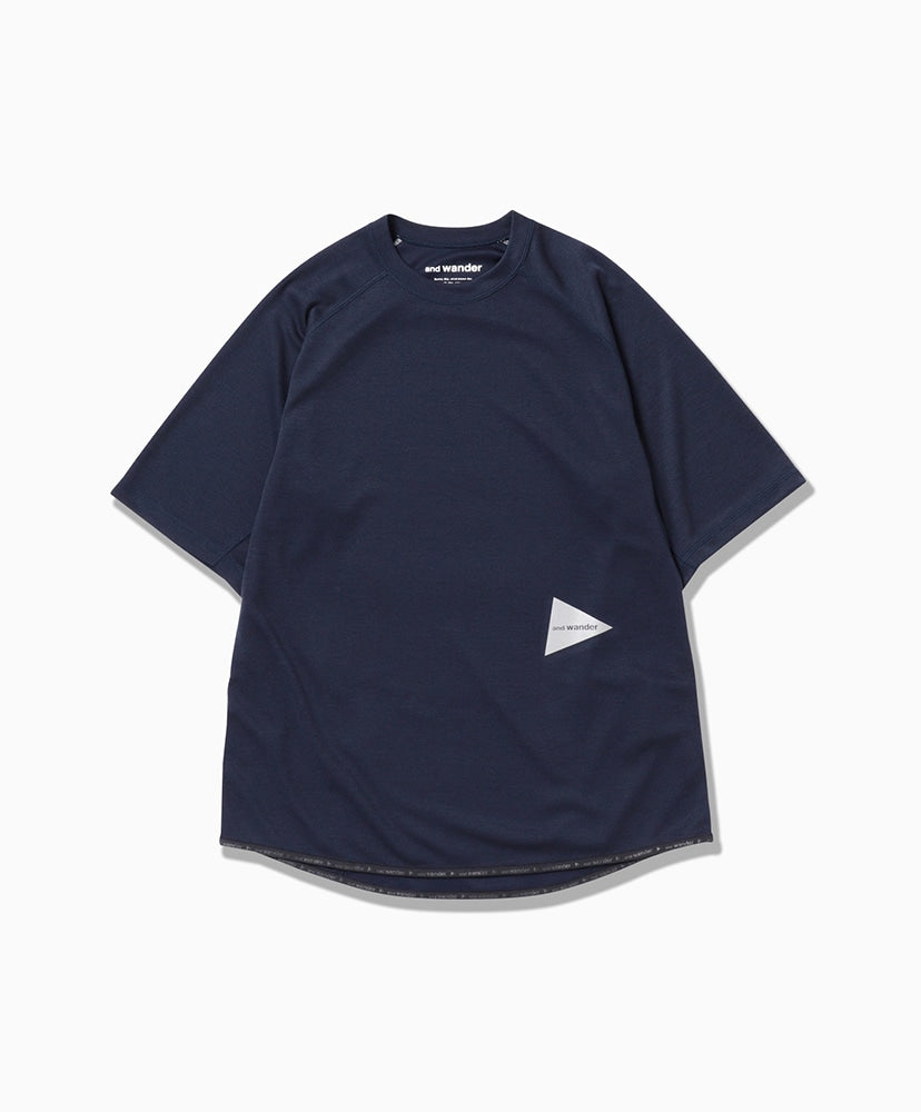and wander Dry Jersey Raglan SS T / 機能 短袖T恤