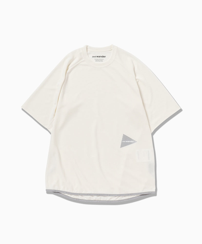 and wander Dry Jersey Raglan SS T / 機能 短袖T恤