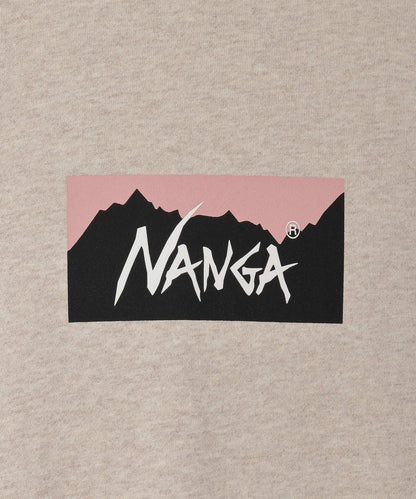 NANGA ECO HYBRID BOX LOGO SWEATSHIRT(UNISEX) / 拉克蘭袖 圓領衫