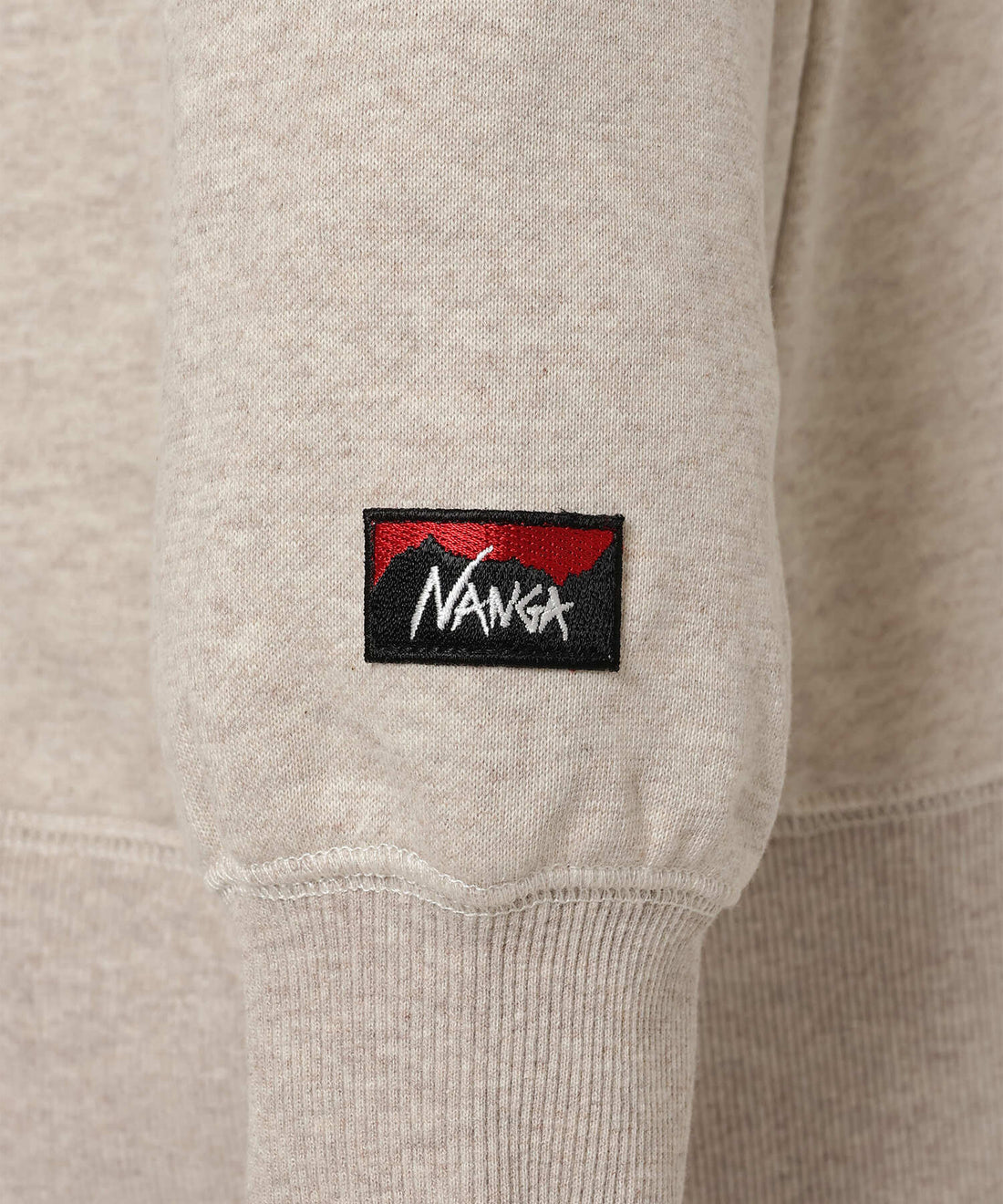 NANGA ECO HYBRID BOX LOGO SWEATSHIRT(UNISEX) / 拉克蘭袖 圓領衫