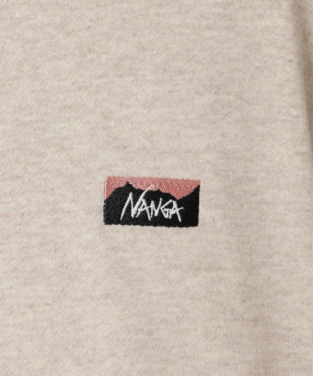NANGA ECO HYBRID MINI BOX LOGO EMBROIDERY SWEATSHIRT / 刺繡小標 圓領衫
