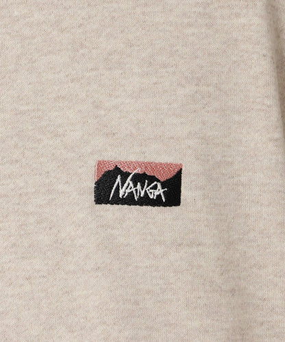 NANGA ECO HYBRID MINI BOX LOGO EMBROIDERY SWEATSHIRT / 刺繡小標 圓領衫