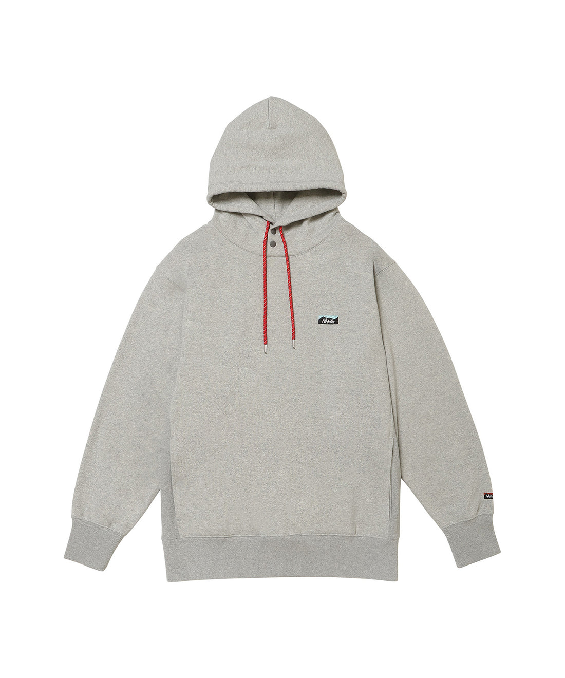 NANGA ECO HYBRID MINI BOX LOGO EMBROIDERY SWEAT HOODIE / 刺繡小標 連帽衫