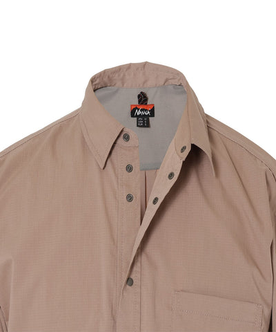 NANGA HINOC RIPSTOP UT SHIRT(MEN) / 多口袋機能襯衫外套