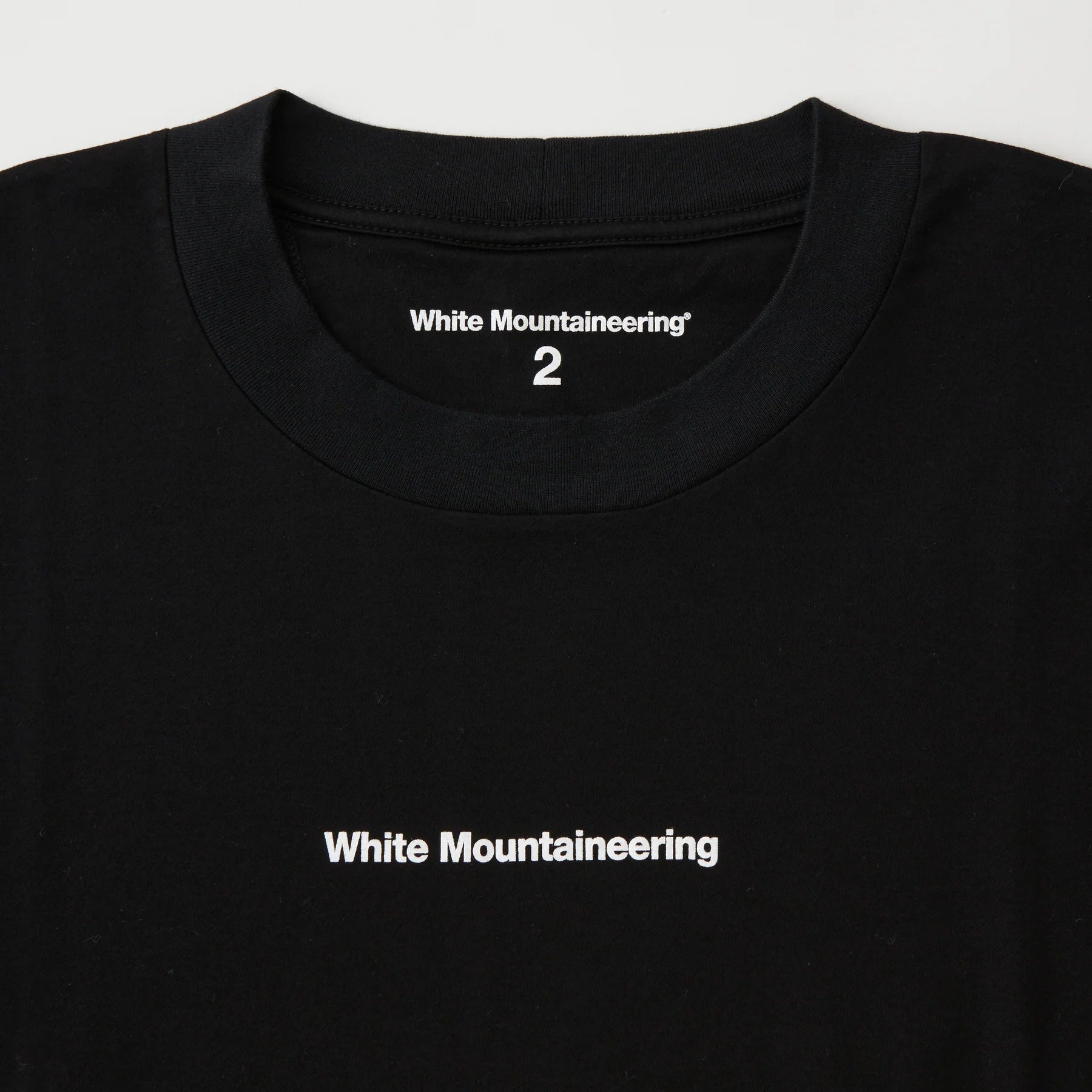 White Mountaineering WM LOGO L/S TEE  / 素t