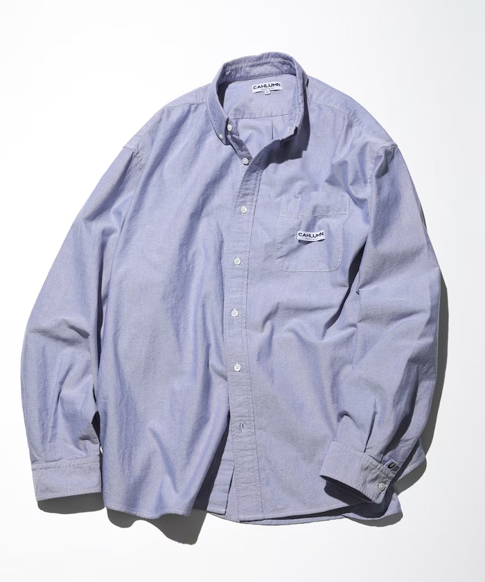 CAHLUMN Magazine Pocket Oxford B.D Shirt / 雜誌口袋牛津B.D