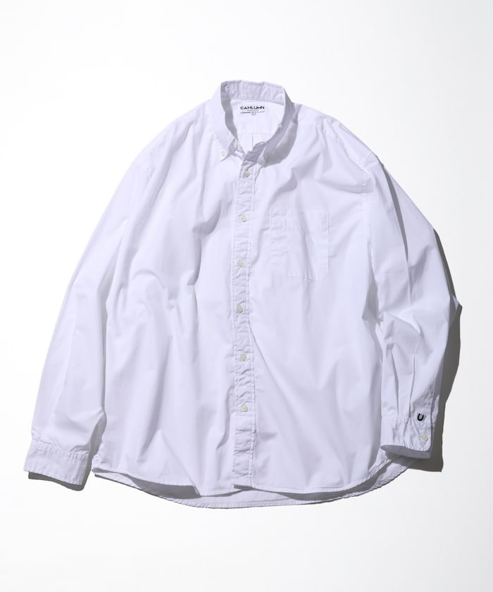 CAHLUMN Magazine Pocket Broadcloth B.D Shirt  / 雜誌口袋厚布襯衫