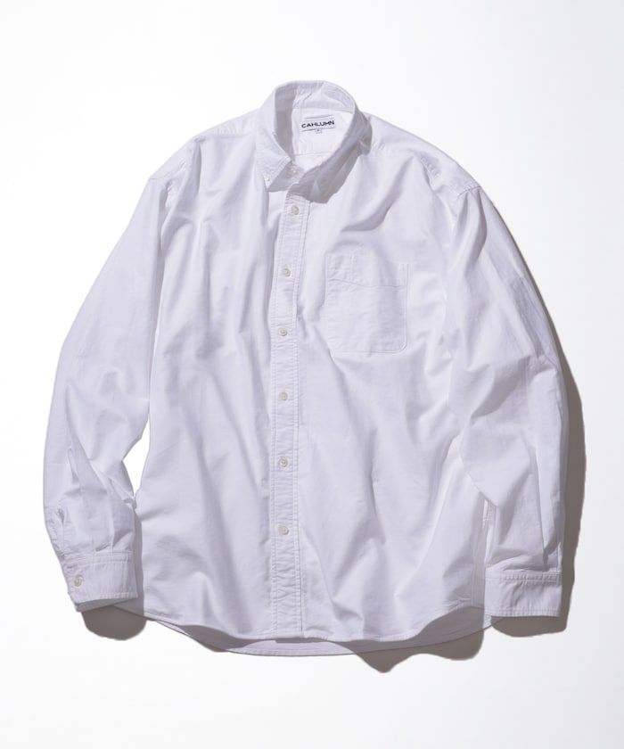 CAHLUMN  Magazine Pocket Oxford B.D Shirt / 雜誌口袋牛津B.D襯衫