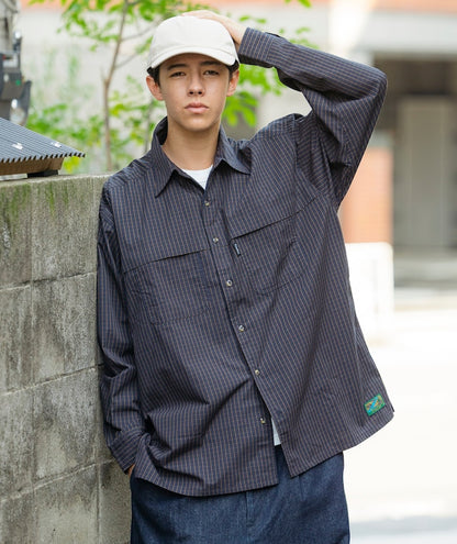 Foxfire × FREAK'S STORE / 機能口袋 長袖襯衫