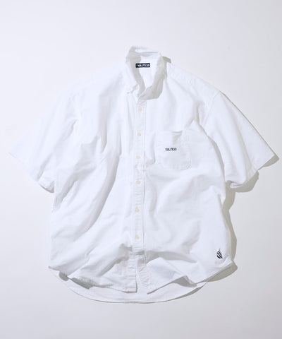 NAUTICA JP / 水洗牛津布 短袖襯衫