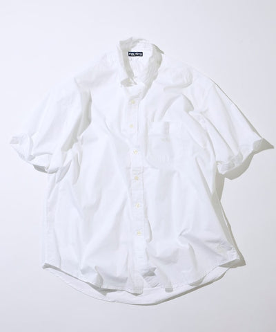 NAUTICA JP / 高密度平織棉布 短袖襯衫