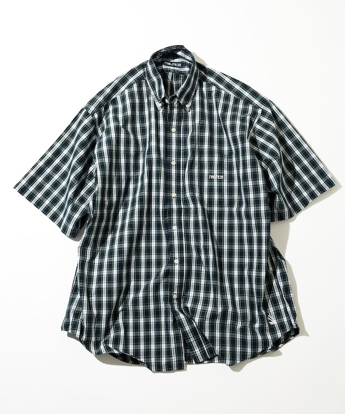 NAUTICA JP / 高密度平織棉布 短袖襯衫