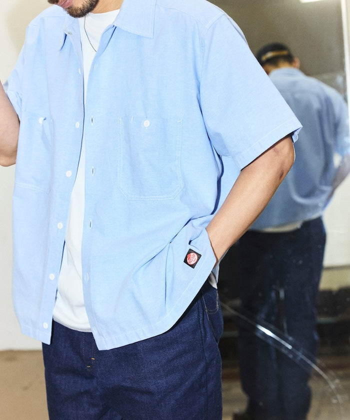 RED KAP × FREAK’S STORE / 牛津布短版剪裁短袖襯衫