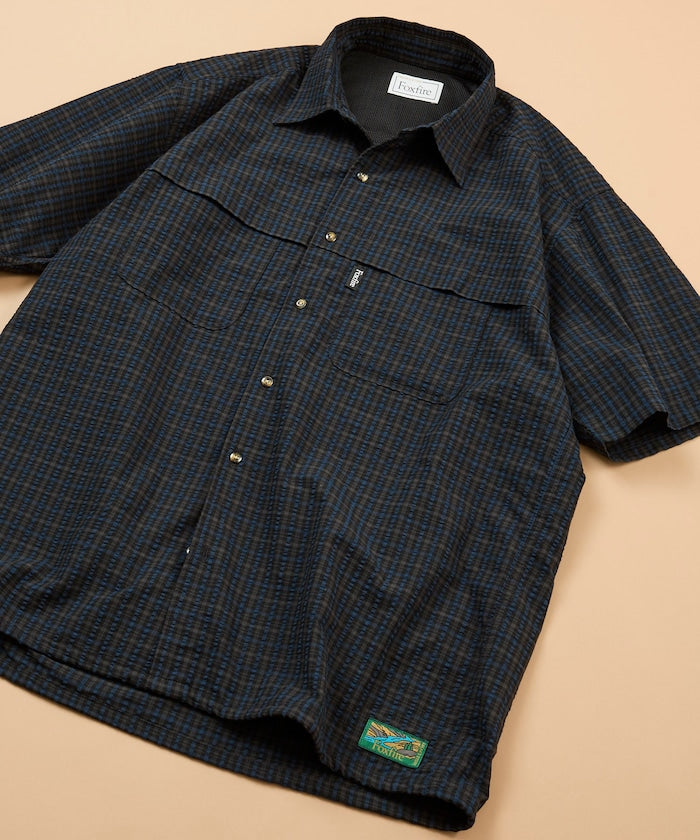 Foxfire × FREAK'S STORE / 多口袋結構 抽繩下擺 短袖襯衫