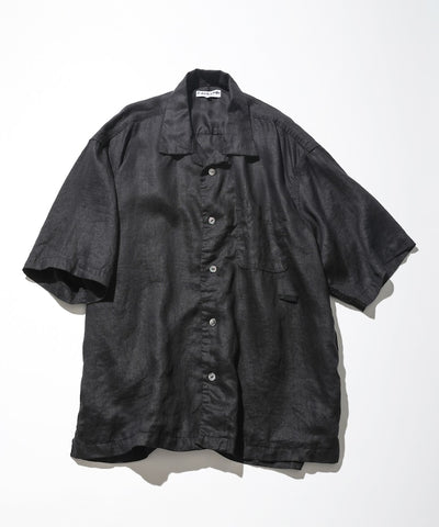 CAHLUMN Linen Open Collar Shirt / 亞麻 開襟襯衫