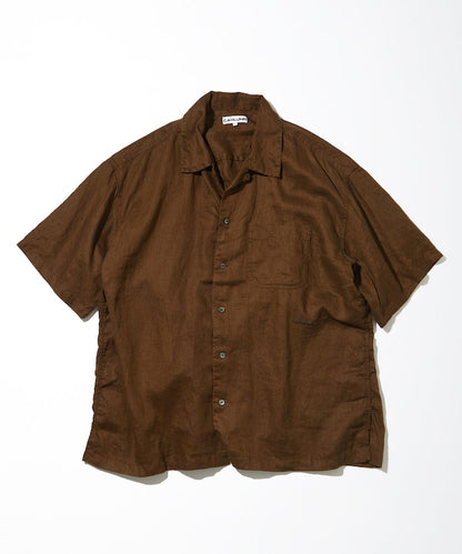 CAHLUMN Belgium Linen Open Collar Shirt 1.1 / 比利時亞麻開領 短襯衫