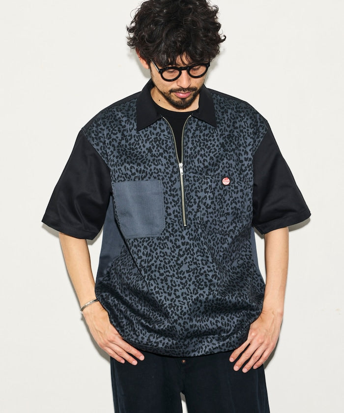 RED KAP × FREAK'S STORE / 半拉鍊工裝短袖 開襟衫