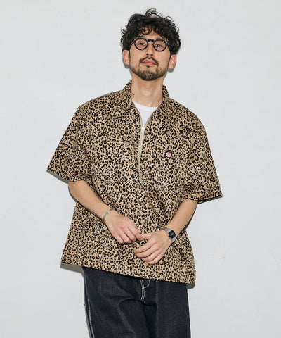 RED KAP × FREAK'S STORE / 半拉鍊工裝短袖 開襟衫