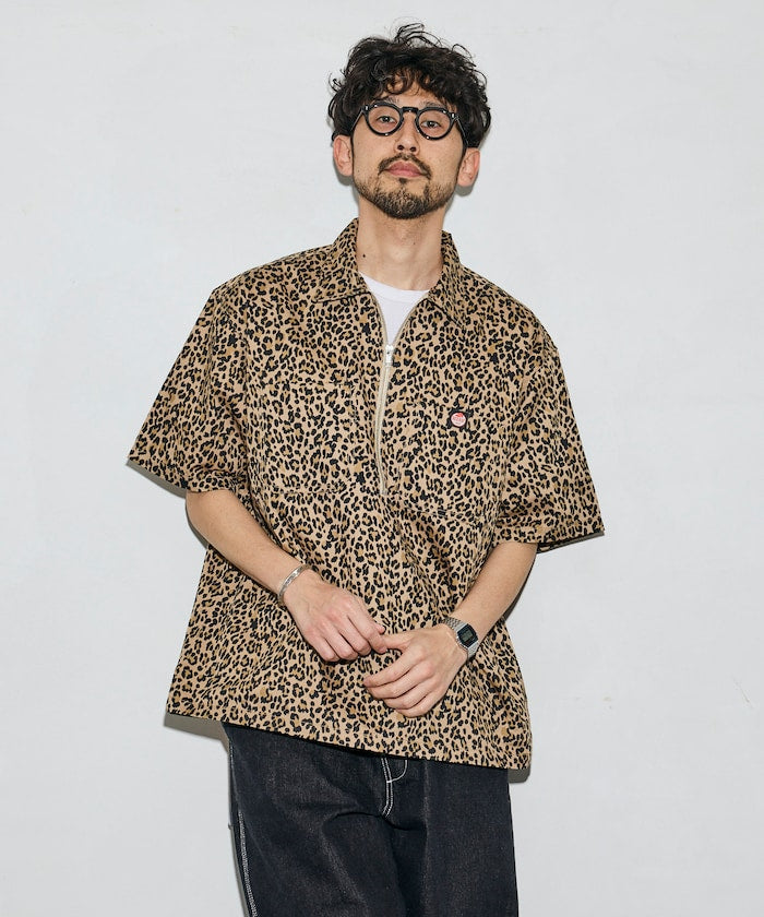 RED KAP × FREAK'S STORE / 半拉鍊工裝短袖 開襟衫