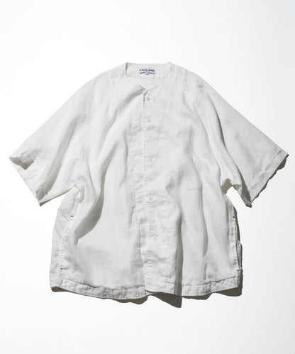 CAHLUMN Linen Baseball Shirt /  亞麻 棒球襯衫