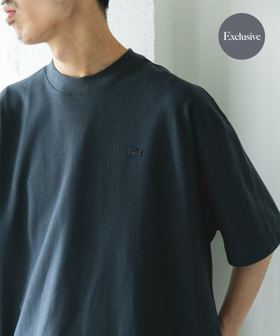 LACOSTE×DOORS　MOSS STITCH SHORT-SLEEVE T-SHIRTS / 鹿子布寬鬆短袖T恤