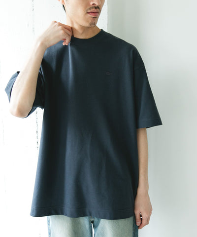 LACOSTE×DOORS　MOSS STITCH SHORT-SLEEVE T-SHIRTS / 鹿子布寬鬆短袖T恤