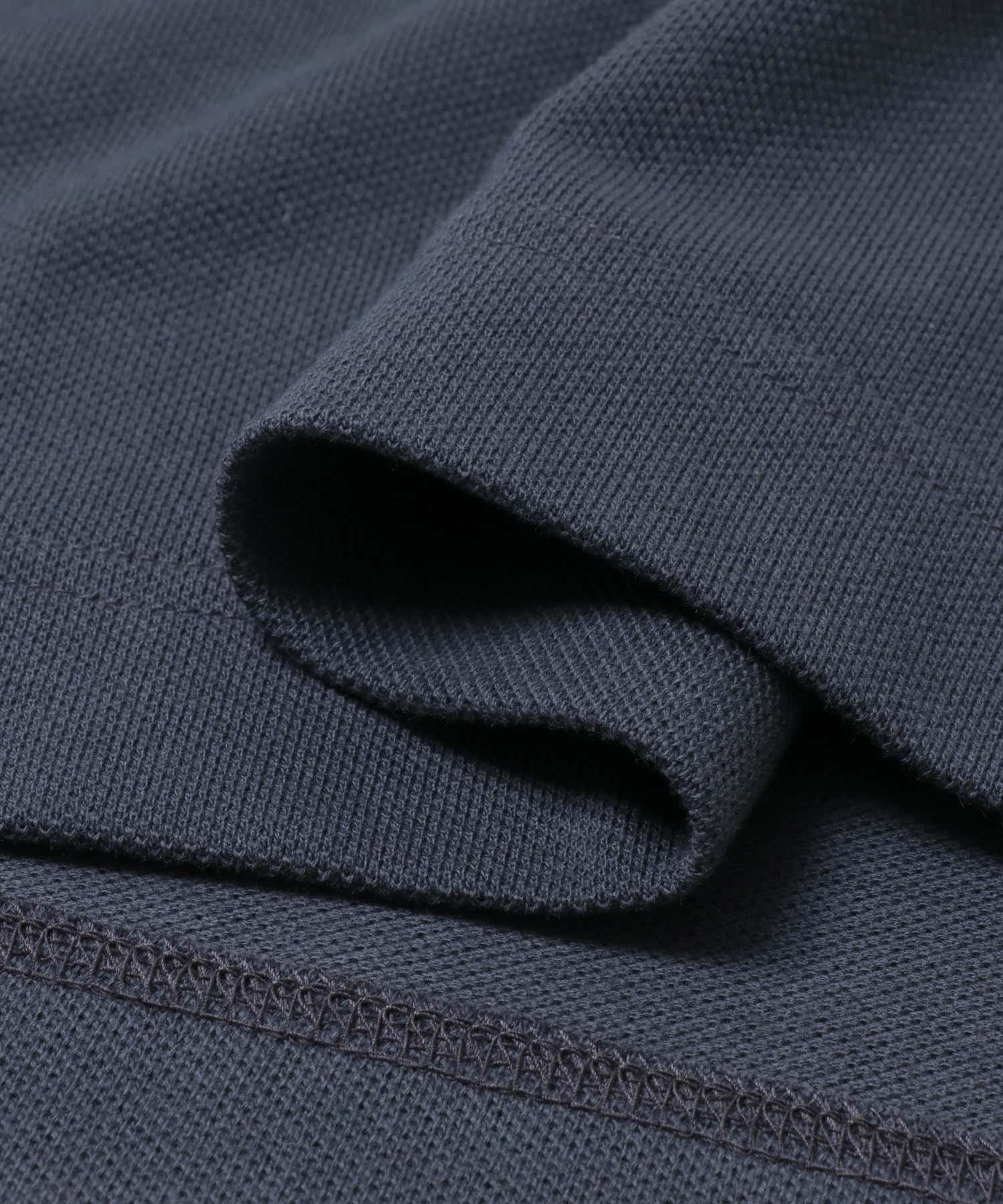 LACOSTE×DOORS　MOSS STITCH SHORT-SLEEVE T-SHIRTS / 鹿子布寬鬆短袖T恤