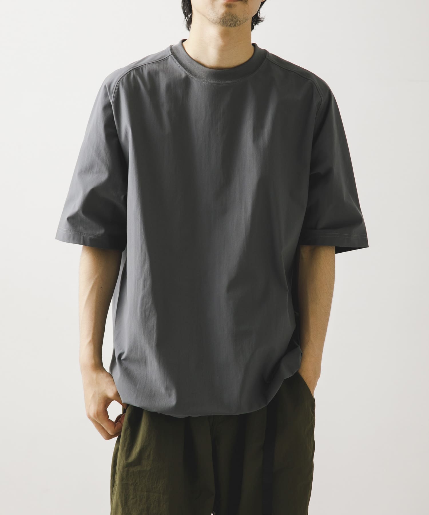 DAIWA PIER39 TECH LIGHTWEIGHT S/S TEE / 彈力涼感下擺抽繩短袖T恤