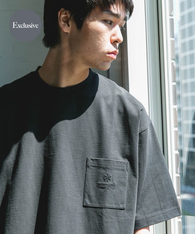 Snow Peak Apparel×DOORS　POCKET LOGO SHORT-SLEEVE T-SHIRTS / 口袋刺繡短袖T恤