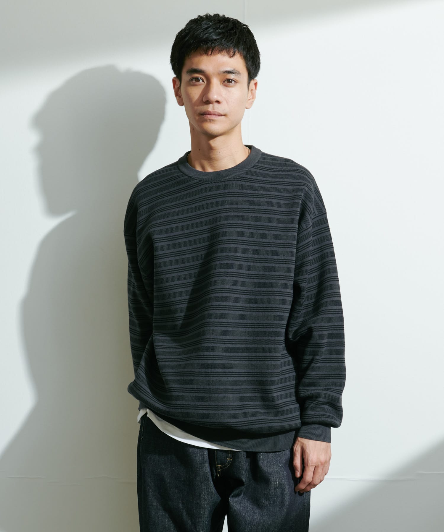 URBAN RESEARCH / UR TECH Renew Knit 輕量機能圓領針織衫