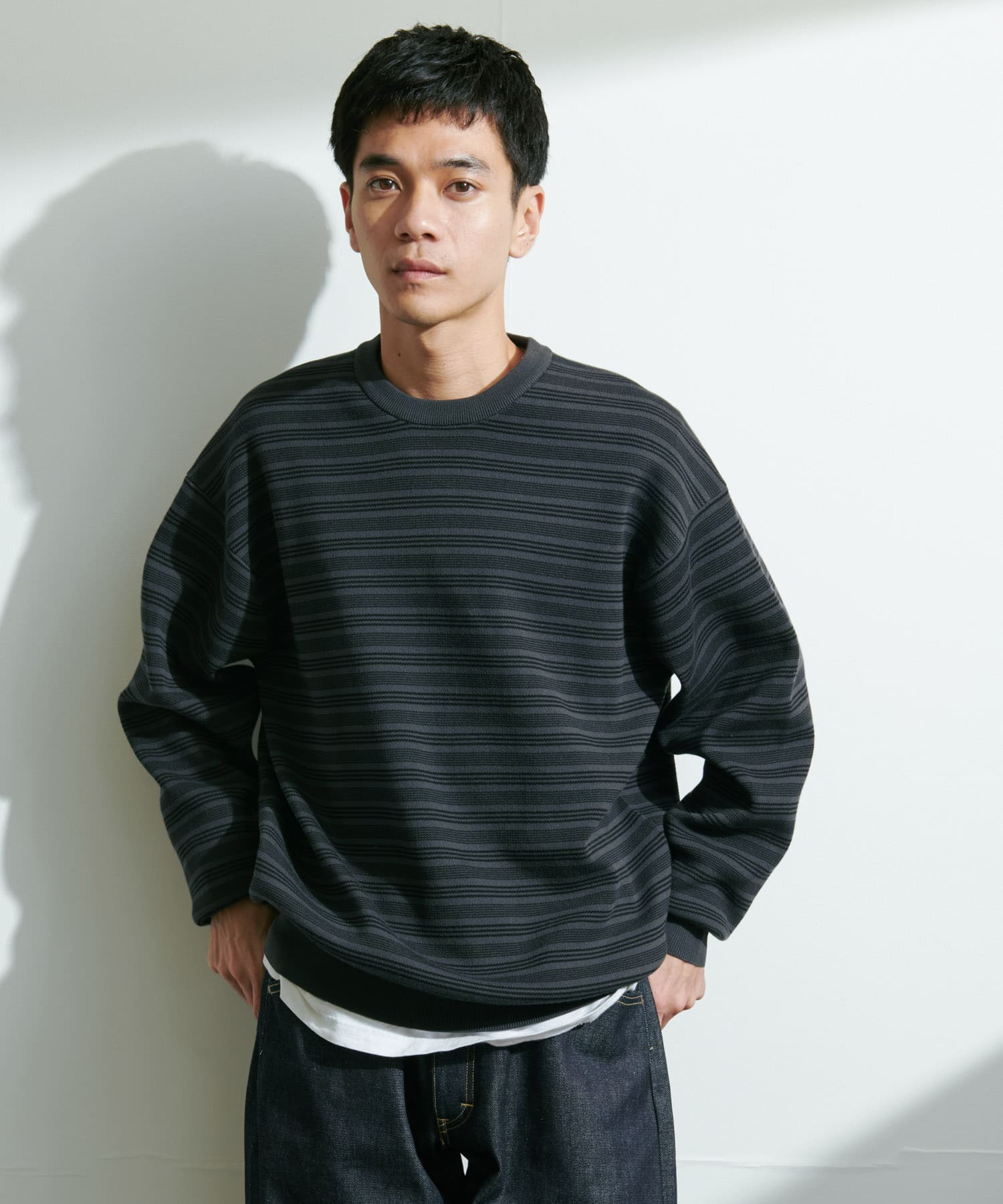 URBAN RESEARCH / UR TECH Renew Knit 輕量機能圓領針織衫