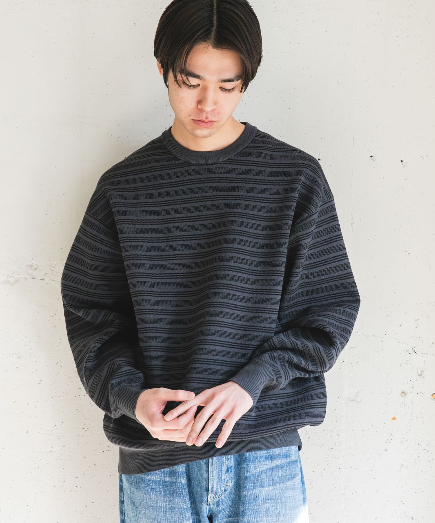 URBAN RESEARCH / UR TECH Renew Knit 輕量機能圓領針織衫