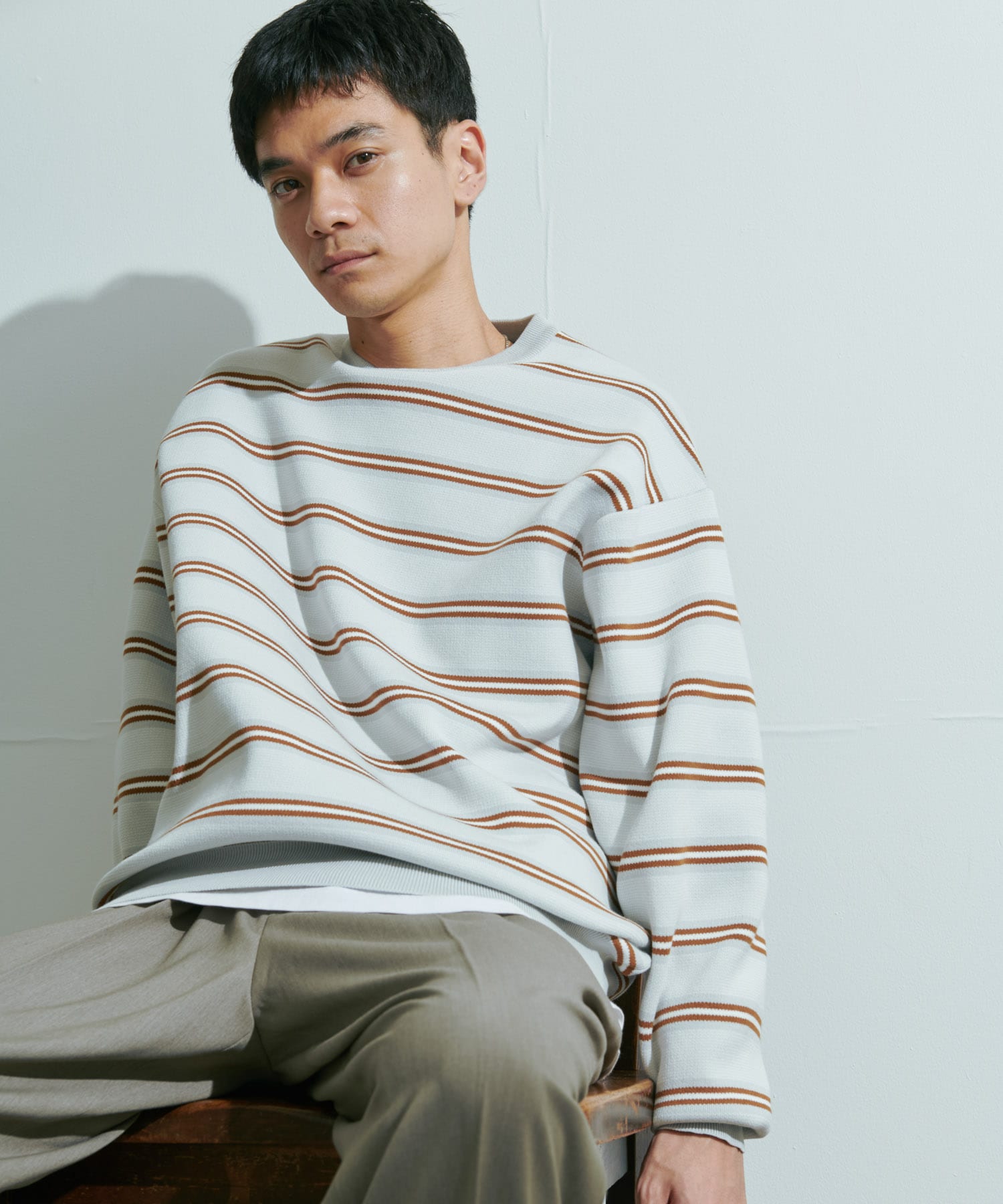 URBAN RESEARCH / UR TECH Renew Knit 輕量機能圓領針織衫